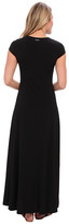 Thumbnail for your product : MICHAEL Michael Kors Cap Sleeve Slit Maxi Dress