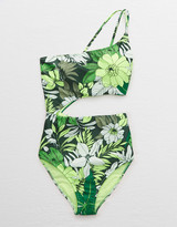Thumbnail for your product : aerie One Shoulder One Piece Swimsuit