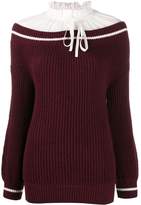 Thumbnail for your product : L'Autre Chose hybrid blouse jumper