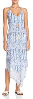 Thumbnail for your product : Surf.Gypsy Pop Border Print Halter Dress Swim Cover-Up