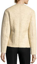 Thumbnail for your product : Etoile Isabel Marant Izy Zip-Front Cracked Lambskin Jacket