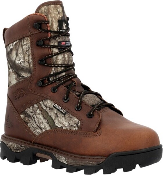 Men's Rocky BearClaw HD Insulated Boots Outdoor 9 Realtree APX