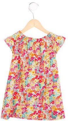 Jacadi Girls' Floral Print Shift Dress