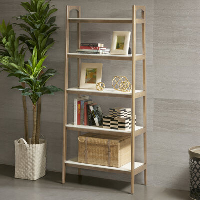 Parker 5-Shelf Ladder Bookcase