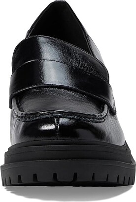 MICHAEL Michael Kors Rocco Heeled Loafer (Black) Women's Shoes