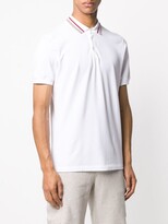 Thumbnail for your product : Brunello Cucinelli Striped Collar Polo Shirt