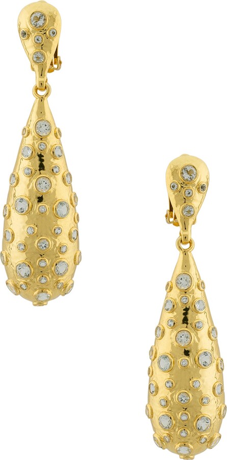 VALERE Shine Earrings in Metallic Gold