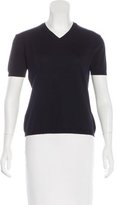 Thumbnail for your product : Jil Sander Wool Short Sleeve Top