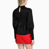 Thumbnail for your product : MATÉRIEL Black wrap around blouse