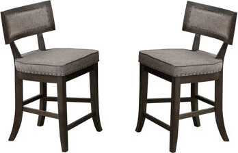 Wildon Home Chairs Solid wood & Veneer 2pcs