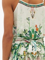 Thumbnail for your product : Camilla Daintree Darling Rainforest-print Playsuit - White Print