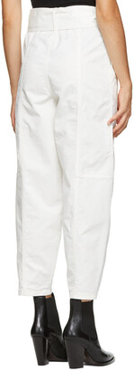 See by Chloe White Cocoon Trousers