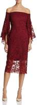 Thumbnail for your product : Laundry by Shelli Segal Off-the-Shoulder Lace Dress