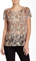 Thumbnail for your product : The Kooples Animal Print Burnout Tee