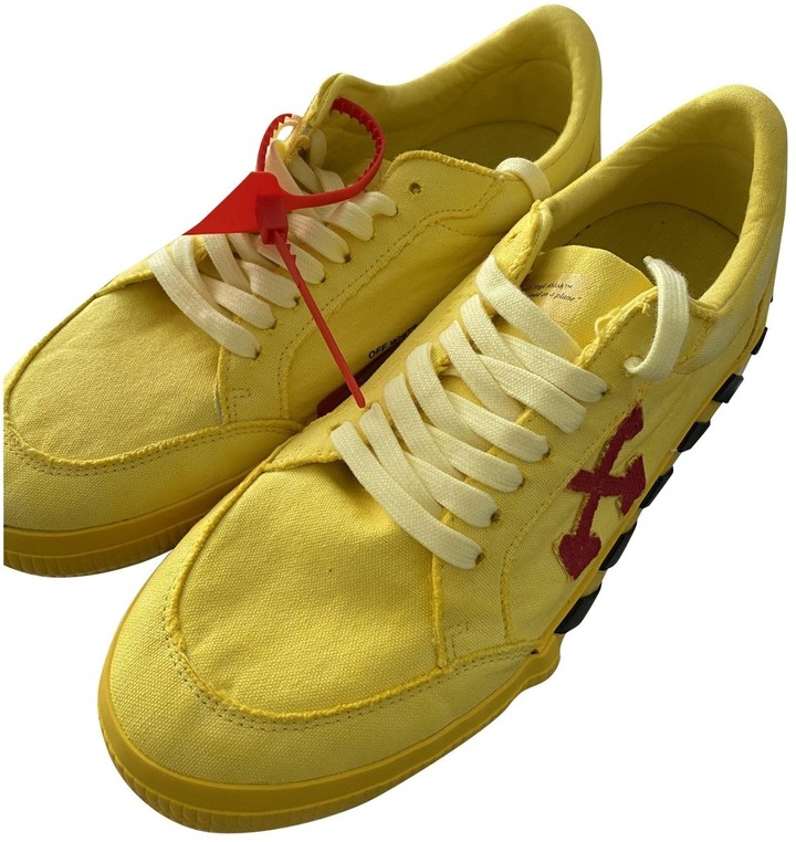 off white trainers yellow