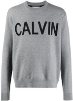 Thumbnail for your product : Calvin Klein Jeans Knitted Logo Sweatshirt