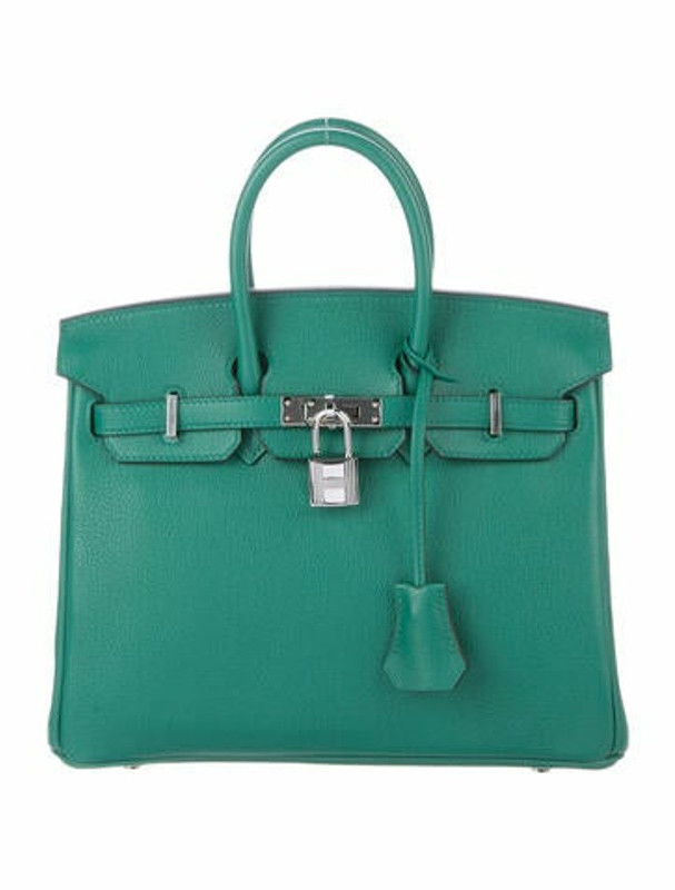 Hermes 2020 Verso Taurillon Novillo Birkin 25 Vert - ShopStyle Bags