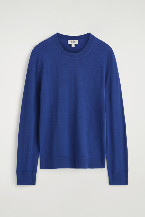 Slim Merino Wool Crew-Neck Sweater