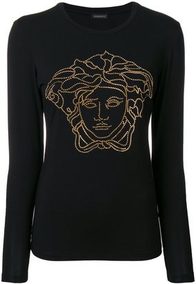 Versace crystal-embellished Medusa T-shirt