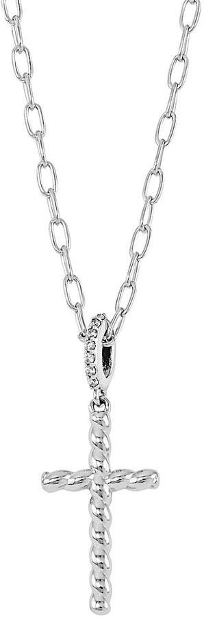 XIANNVXI Cubic Zirconia Cross Necklaces Dainty Trendy Faith Cross Pendant Necklace for Women Girls
