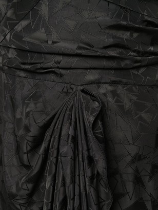 Isabel Marant One Shoulder Triangle Dress