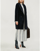 Thumbnail for your product : S Max Mara Rose alpaca and wool-blend teddy coat