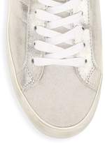 Thumbnail for your product : D.A.T.E Hill Metallic Leather Low-Top Sneakers