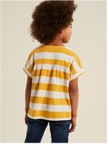 Thumbnail for your product : Fat Face Girls Stripe Popover Top - Yellow