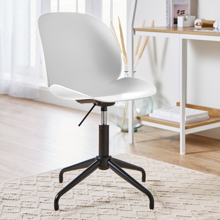 Dunelm Walter Fixed Based Office Chair White ShopStyle