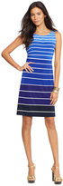 Thumbnail for your product : American Living Sleeveless Ombre Striped Sheath Dress
