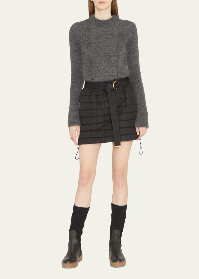 Max Mara Kim Puffer Mini Skirt - ShopStyle