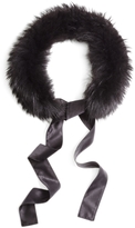 Thumbnail for your product : Brooks Brothers Raccoon Fur Collar with Silk Crepe Ribbon Tie