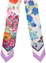 Thumbnail for your product : Gucci Ribbon Silk Twill Garcina Neck Scarf