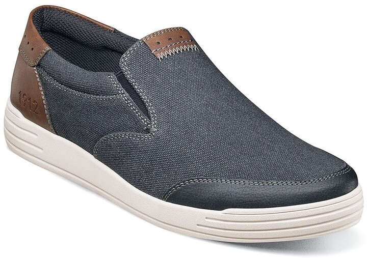 canvas slip on shoes womens wide width