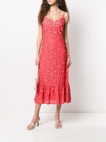 Thumbnail for your product : MICHAEL Michael Kors Floral Lace Midi Dress