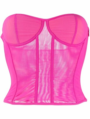 The Andamane Boned-Bodice Strapless Top
