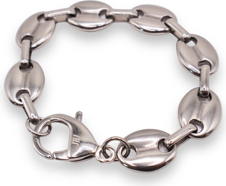 Jagged Halo Jewelry Mariner Link Bracelet In Silver