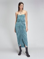 Thumbnail for your product : Bottega Veneta Ruched Knit Viscose Dress W/ Drawstring