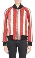 Thumbnail for your product : Saint Laurent Wool-Blend Stripe Jacket