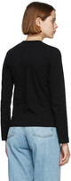 Thumbnail for your product : Comme des Garçons PLAY PLAY Black Layered Heart Long Sleeve T-Shirt