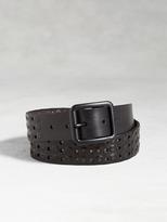 Thumbnail for your product : John Varvatos Leather Studded Belt