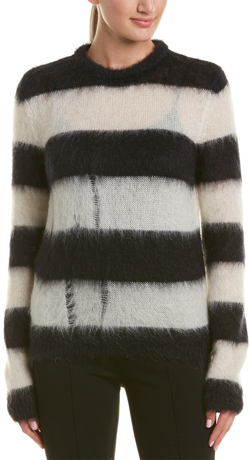 fluffy mohair jumper