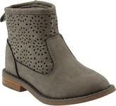 Thumbnail for your product : T&G Sueded Cutout-Pattern Boots for Baby