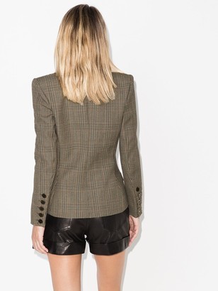 Alexandre Vauthier Double-Breasted Check-Pattern Jacket