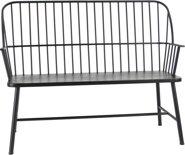 Traditional Outdoor Patio Bench Black Olivia & May ShopStyle