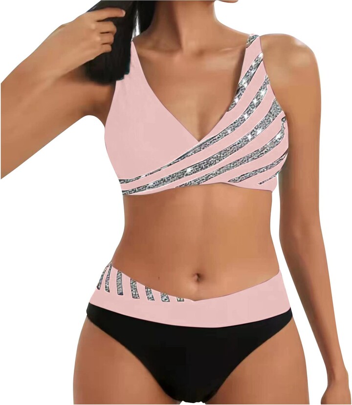  SHERRYLO American Flag Bikini for Women Invisible Straps Cheeky  Brazilian Thong Bikinis Swimsuit Sexy No Tan Line String Bathing Suit :  Clothing, Shoes & Jewelry