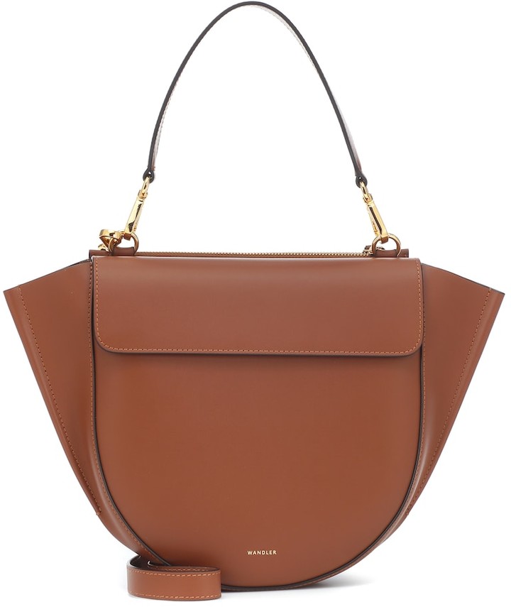 hortensia medium leather shoulder bag