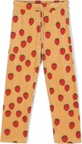 Thumbnail for your product : Mini Rodini All-Over Strawberry-Print Trousers