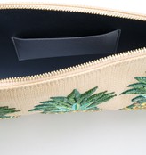 Thumbnail for your product : Edie Parker pineapples embroidery clutch
