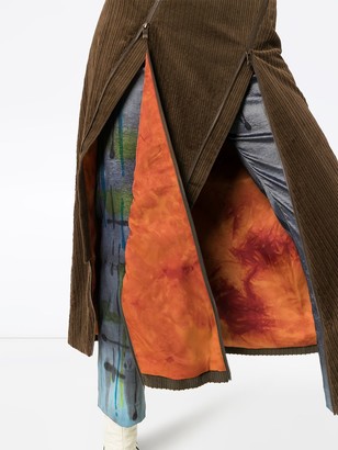 ASAI Zip-Detaled Midi Skirt